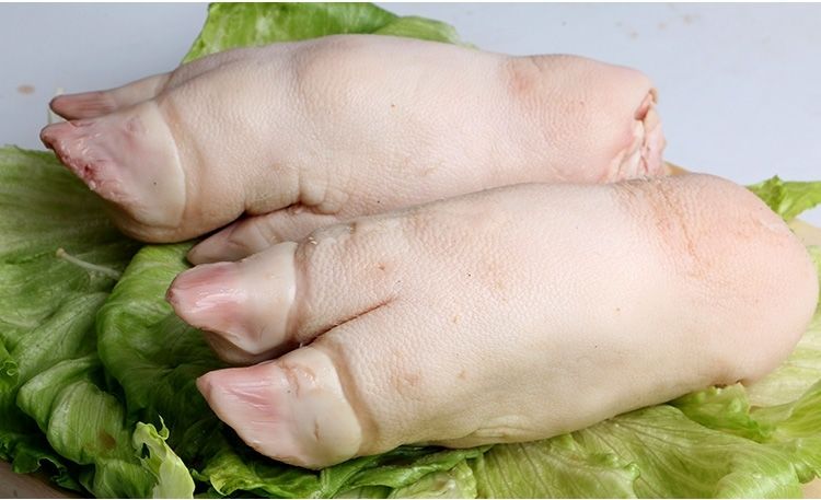 新鲜猪蹄带筋猪蹄子猪脚猪手猪爪猪蹄猪手整只冰鲜猪蹄4斤装切块