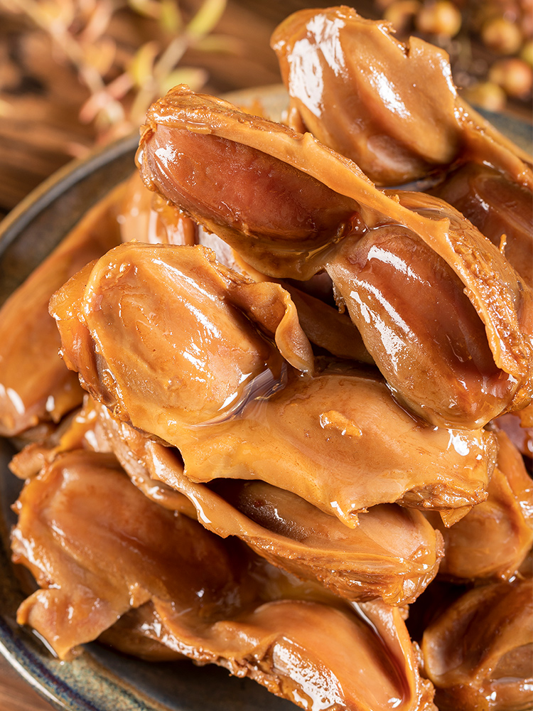 三国五味老卤鸭肫鸭胗500g五香香辣即食零食卤味小吃休闲食品鸭肫五香