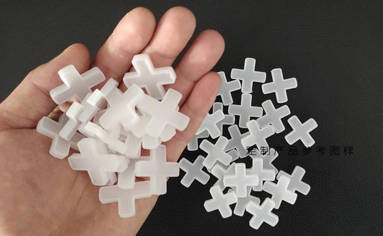 8mm8厘瓷砖十字架塑料缝卡胶粒外墙卡定位器固定贴瓷磁砖留缝卡子8mm