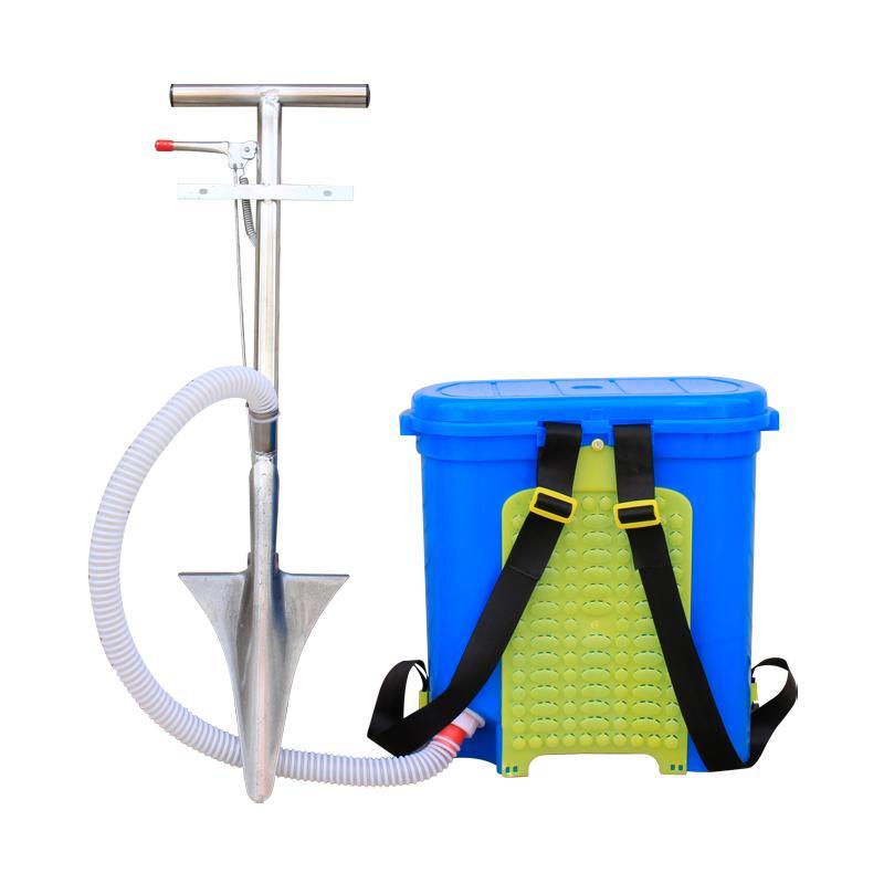 施肥神器农用地下追肥按压式玉米果树地膜深层施肥枪根部颗粒施肥红色