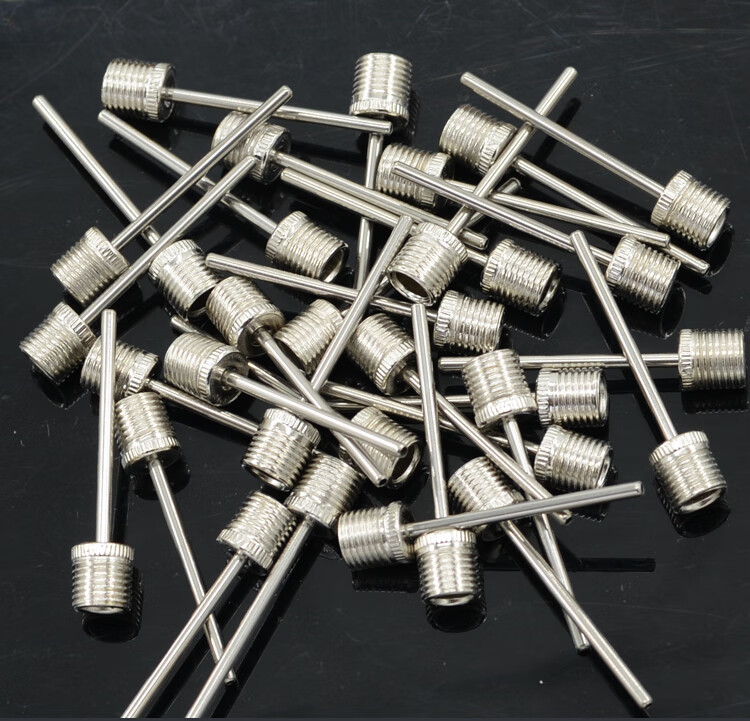 自行车打气筒气门针充气针球针气筒打气头配件玩具多功能气嘴 球针