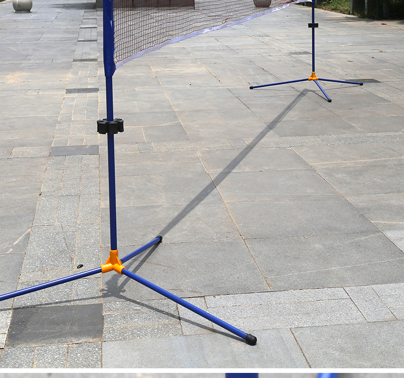 便携式羽毛球网架户外家用 移动活动支架简易折叠式标准羽毛球架 5