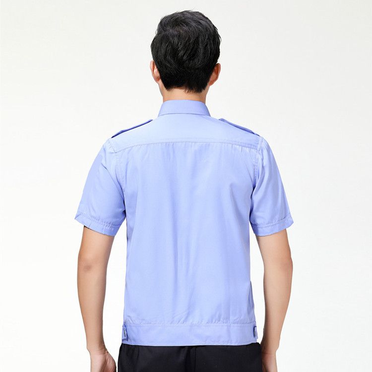 单位公务装夏执勤服短袖衬衣夏季衬衫夹克款保安长袖辅警套装男女裤子