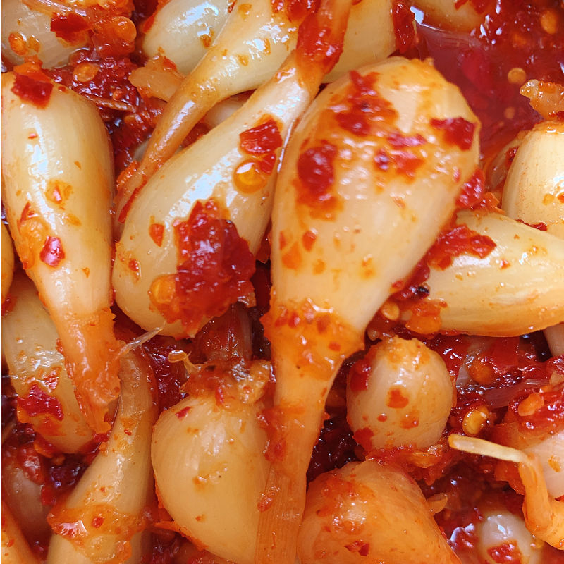 云南特产酸甜藠头农家手工新鲜腌制下饭菜叫头教头泡菜咸菜三瓶500g3