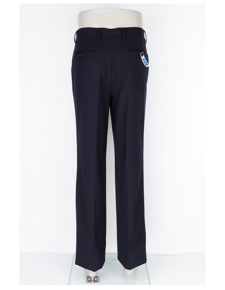 裤宽松商务正装西裤西裤春夏季中老年宽松高腰单褶商务莱赛尔料男裤子