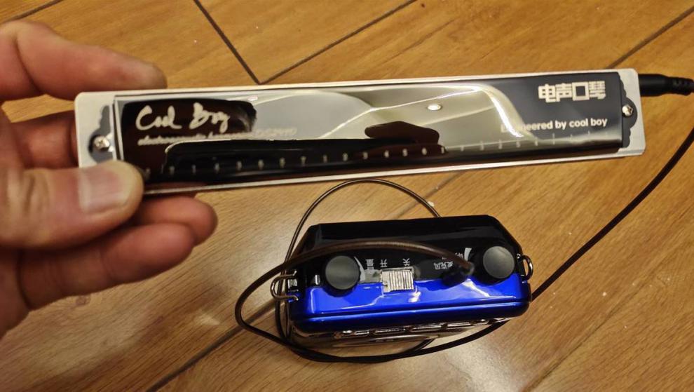 【官方直销】复音口琴c调 cool boy电声口琴酷哥钢炮高科技重音晗畅 a