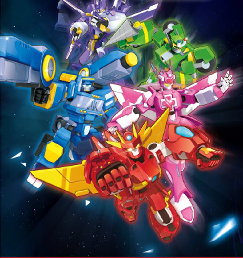 花心粗心小心男孩儿童变形机车侠金刚套装团购 豪华版小心超人【图片