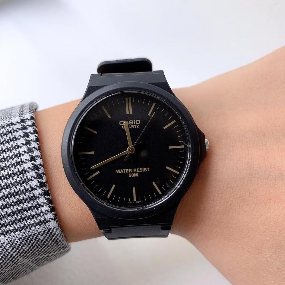 卡西欧学生手表男女复习考试指针静音石英表 情侣送礼表mw-240-3b mw