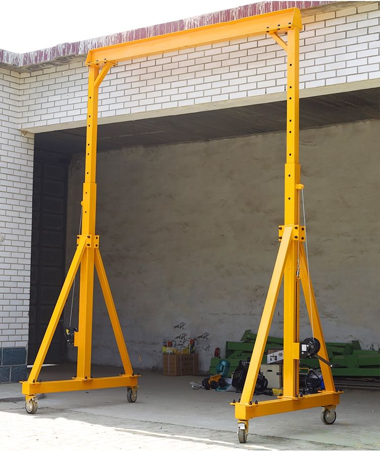 派诺特小型移动龙门架工字钢吊架龙门起重机提升机吨微型龙门吊升降