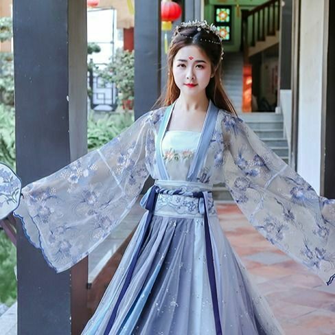 依锦艾汉服吊带长裙抹胸连衣裙内搭白色纯色绣花古风古装女套装里打底