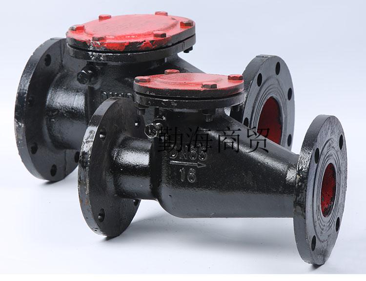 定制h44t-16旋启式止回阀铸铁法兰止回阀逆阀dn40 50 80 100 150 200