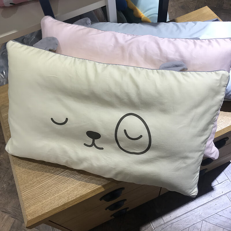小童枕头决明子棉卡通造型枕套可爱小兔儿童3050cm幼儿套小熊可以配的