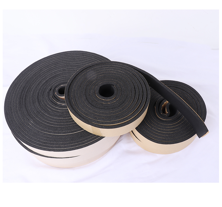 条橡塑密封胶条风管法兰密封阻燃35mm毫米风道胶条风管密封胶条单面