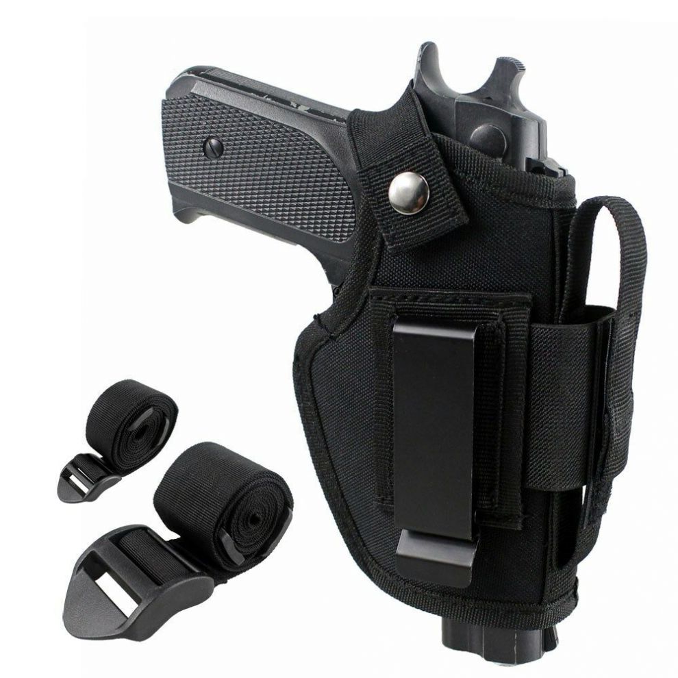 快拔腰带枪套左右手大小通用迷战术枪套户外影视道具套配弹夹套配腰带