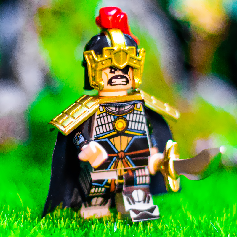 乐高(lego)三国演义魏国夏侯惇第三方小兵三国小侠武将人仔人物