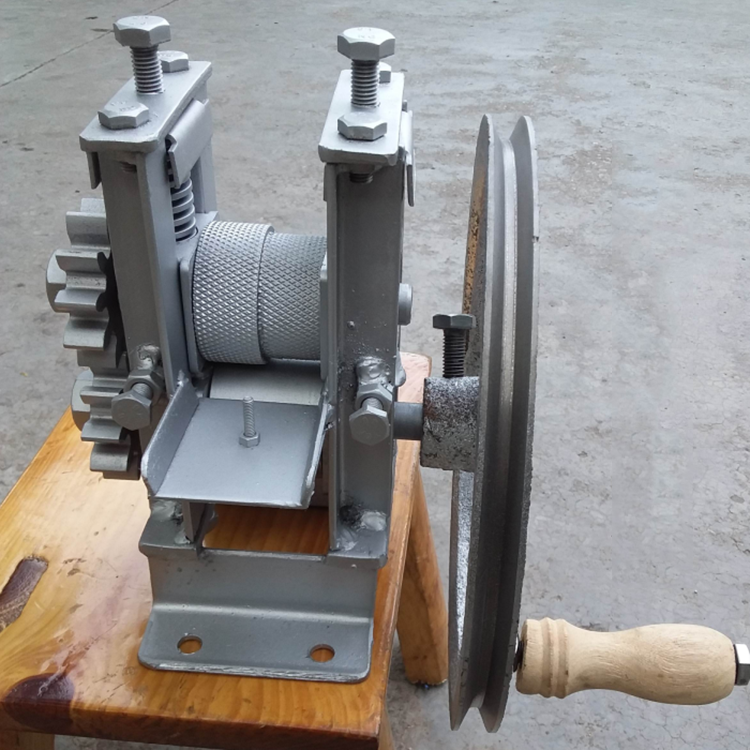 手动破篾机手摇破篾机竹片分离机破竹机启篾机竹篾开片机上轮阶梯下轮