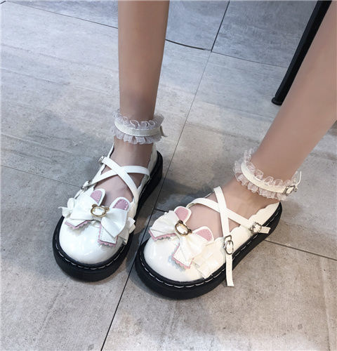 淑游尤娜娜20波特比学院暴走lolita鞋黑色升级版35