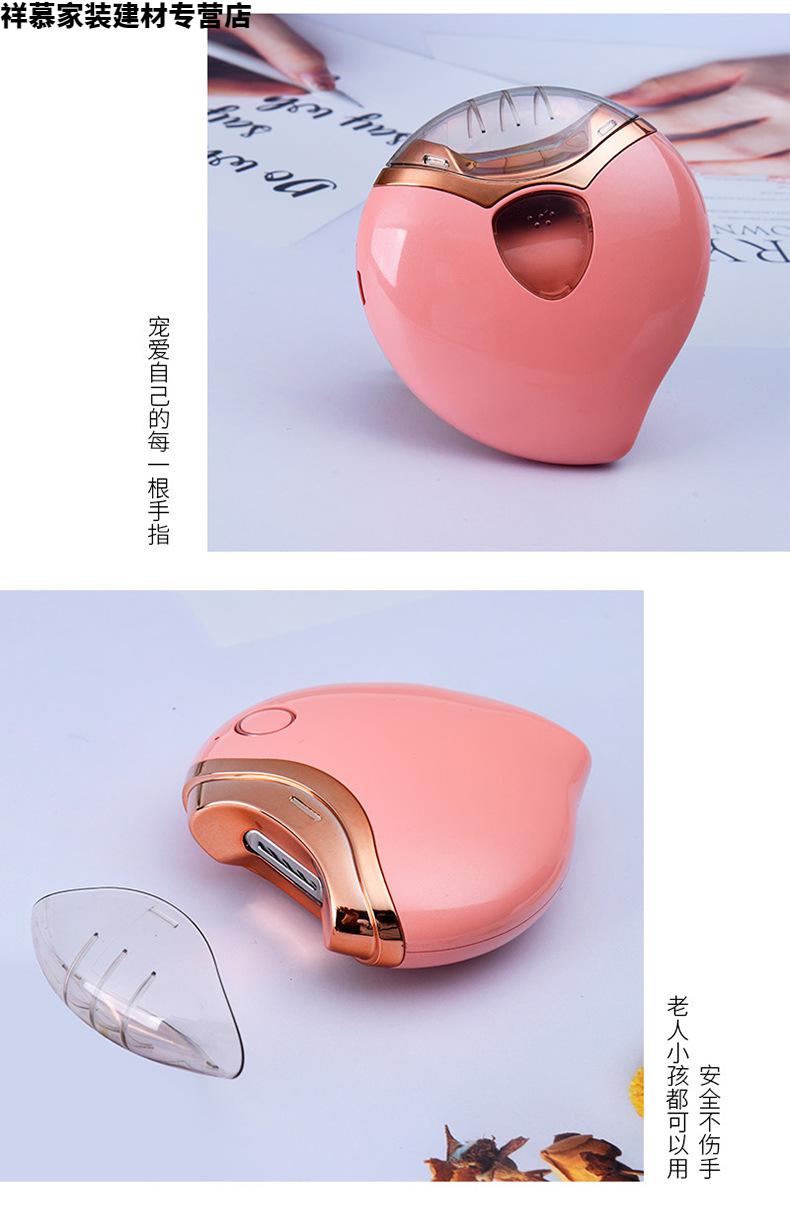 家用电动指甲刀自动磨甲器婴儿指甲剪儿童美甲钳修甲刀成人家用湘卓