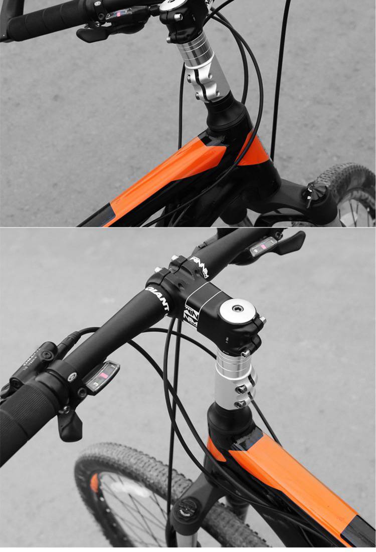 山地车前把加高 山地车可调自行车车把加高前叉龙头抬升高延长通用