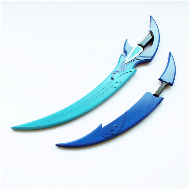 王者荣耀澜双刀cos道具王者农药澜cos道具服荣耀刺客蔡文姬cp鲨之猎刃