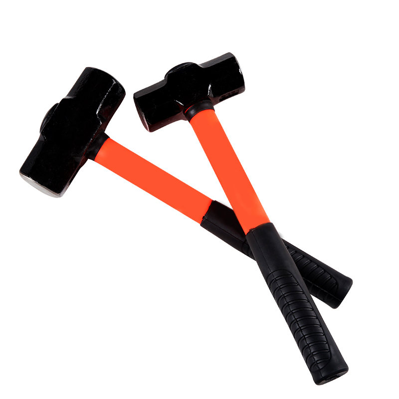 大锤拆墙铁锤重型八角锤铁榔头大棒槌大号方头石工锤防震连体实心 12