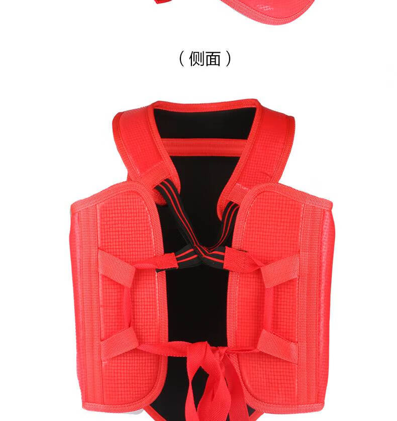 拳击加厚护胸护具 护胸一次成型专业散打护胸加厚训练拳击护甲泰拳