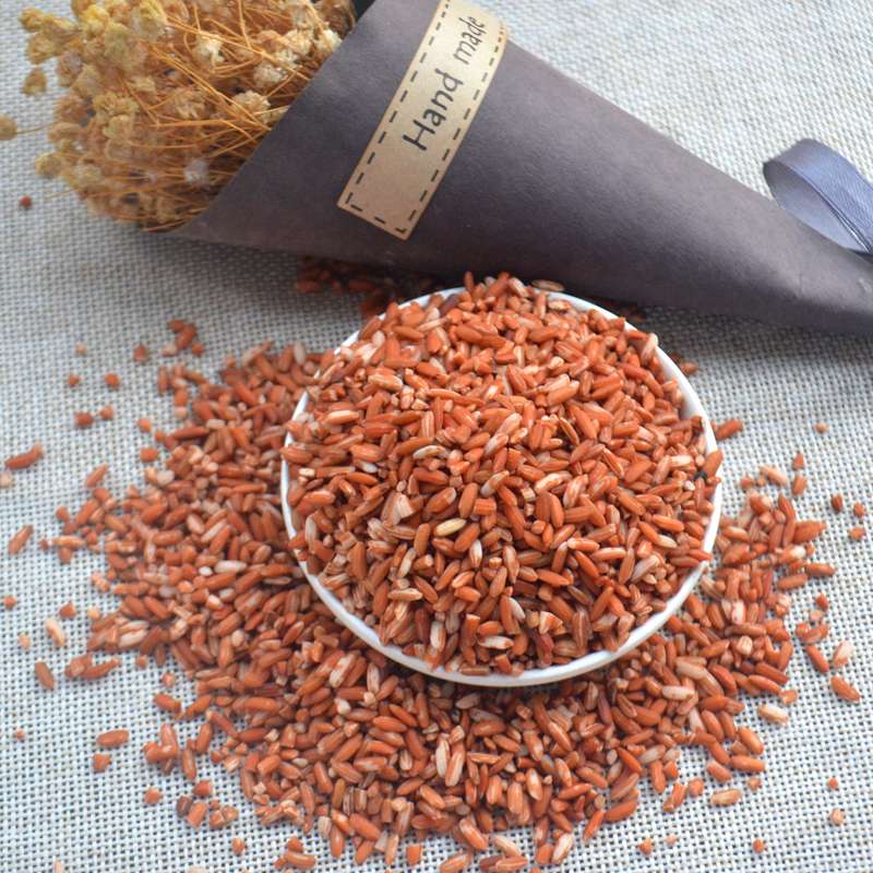 谷与乡云南墨江红糯米哈尼梯田带皮红米糙糯米酿酒糯米包粽子专用杂粮