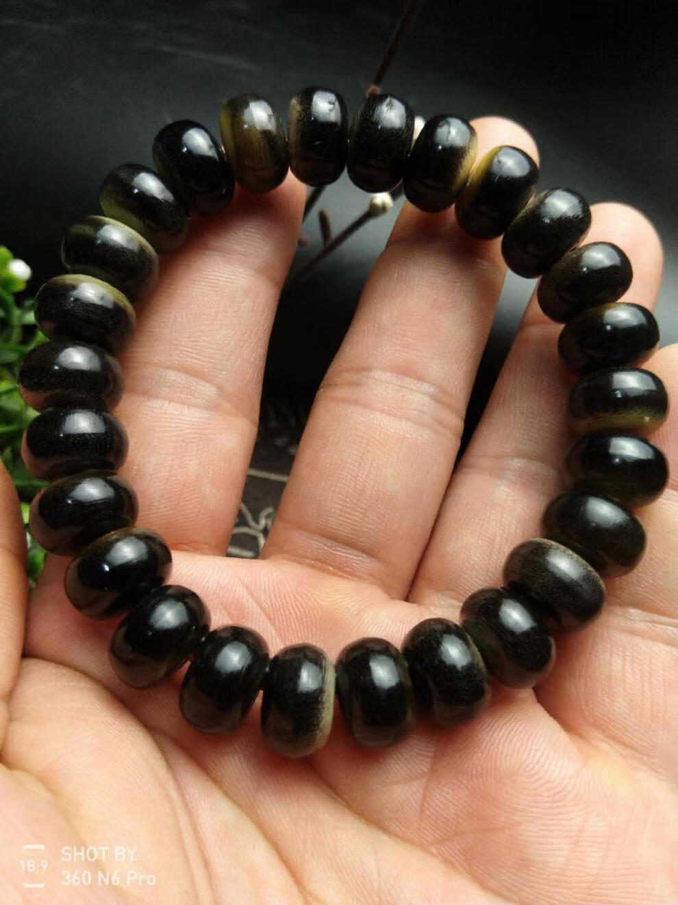 巴翼鸟 天然黑驴蹄子材质手串 民俗文化工艺保真 女款26颗【图片 价格