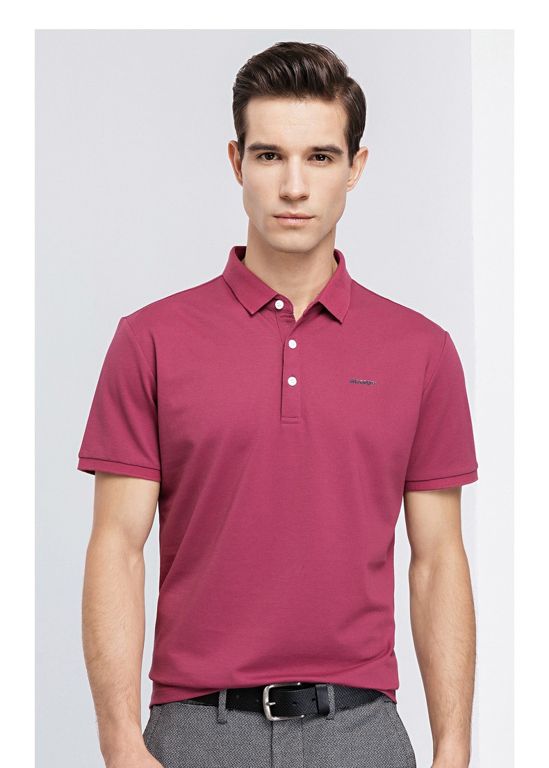 罗蒙romon短袖t恤男士翻领t恤衫夏季新款中青年时尚休闲上衣打底衫