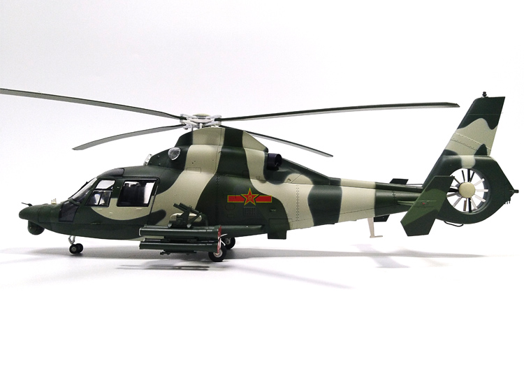 直九直升机模型1:322f48直9武装直升机模型合金武直9wz9直升机飞机