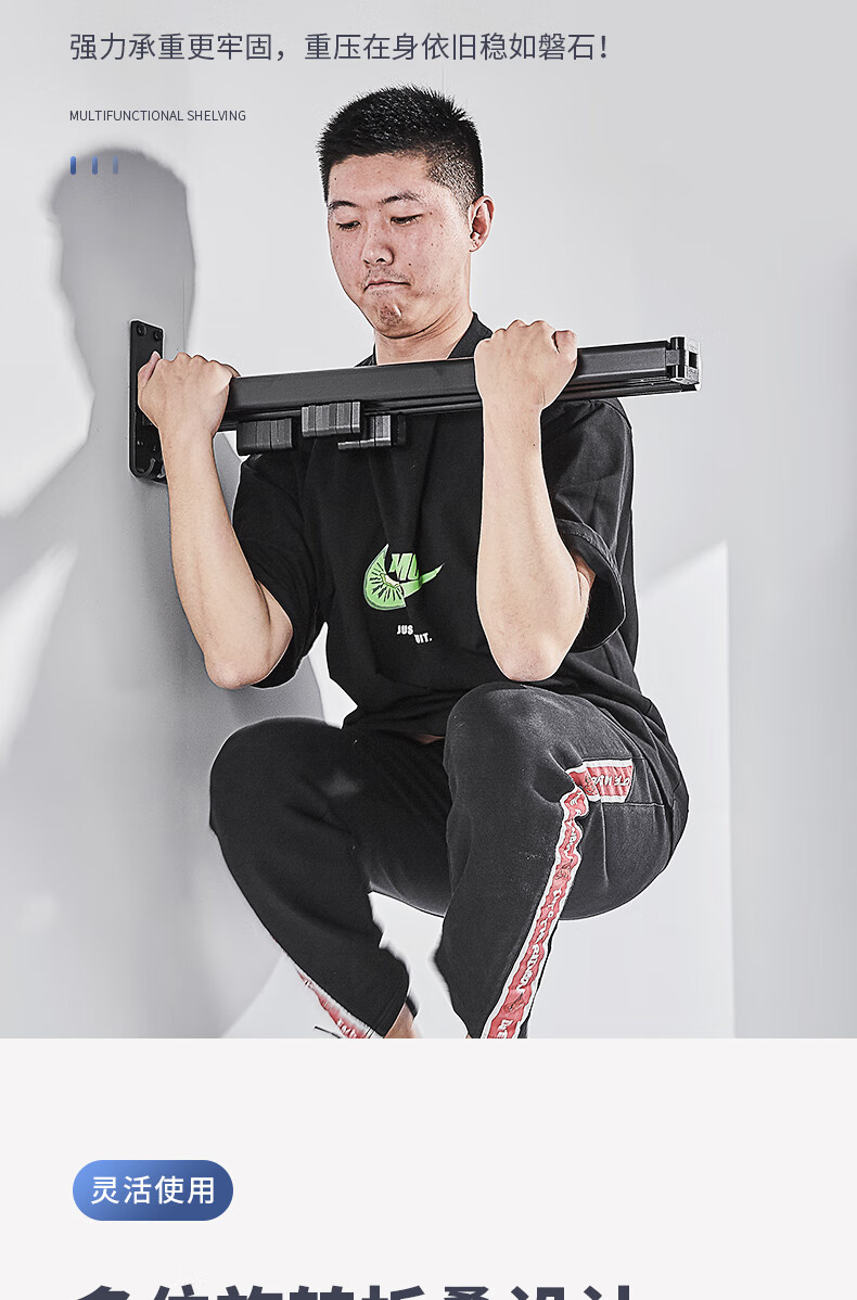 花语奇萌隐藏式晾衣架折叠晾衣架外伸阳台晾晒架上翻旋转隐藏式伸缩凉