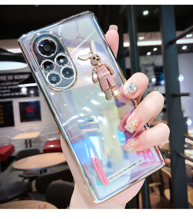 空氪 华为nova8手机壳卡通可爱兔子nova8pro镜头全包硅胶防摔透明软壳