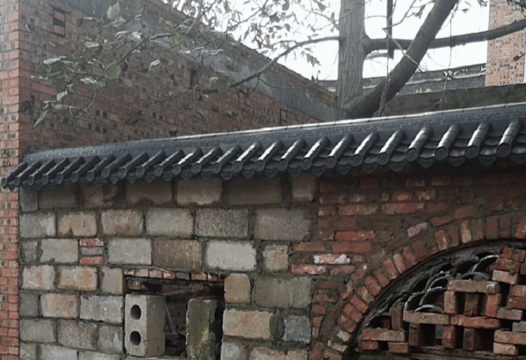 围墙瓦双面墙头瓦仿古树脂瓦片马头墙压顶瓦院墙帽一体屋檐塑料瓦