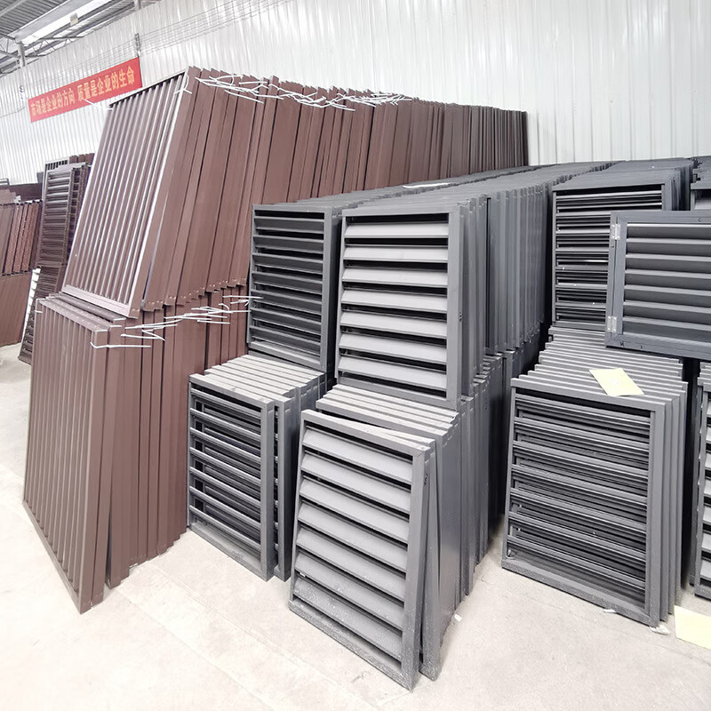 空调外机防护栏 空调外机百叶格栅防盗网窗保护罩铝合金室外防护栏