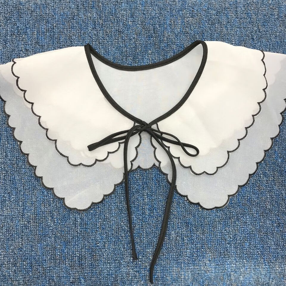 假领子夏天新款韩版女装领子蕾丝刺绣假领毛衣卫衣连衣裙搭配装饰领花