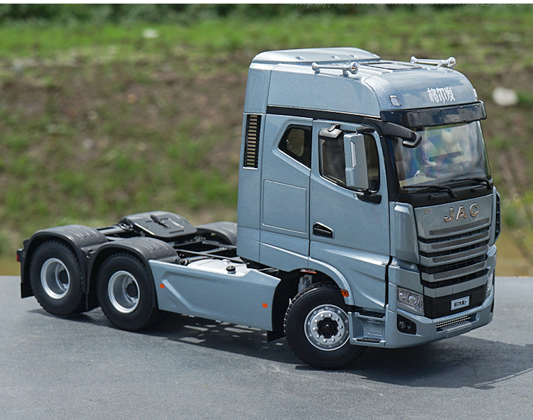原厂卡车拖头模型江淮格尔发jack系牵引拖车头重卡124合金卡车模型
