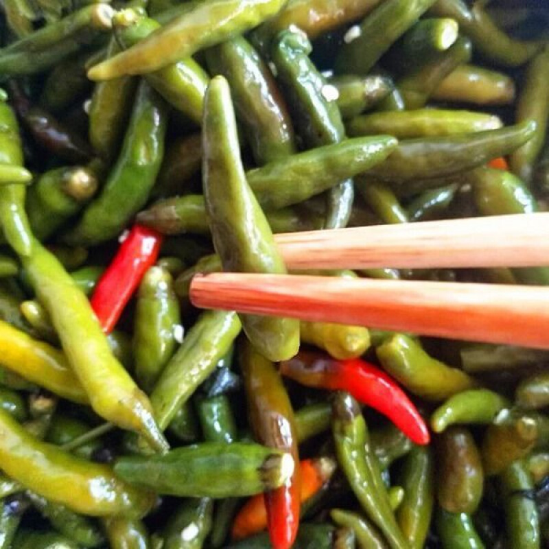 小尖椒咸菜鲜脆爽口小辣椒腌制咸菜500g袋朝天椒咸菜1斤