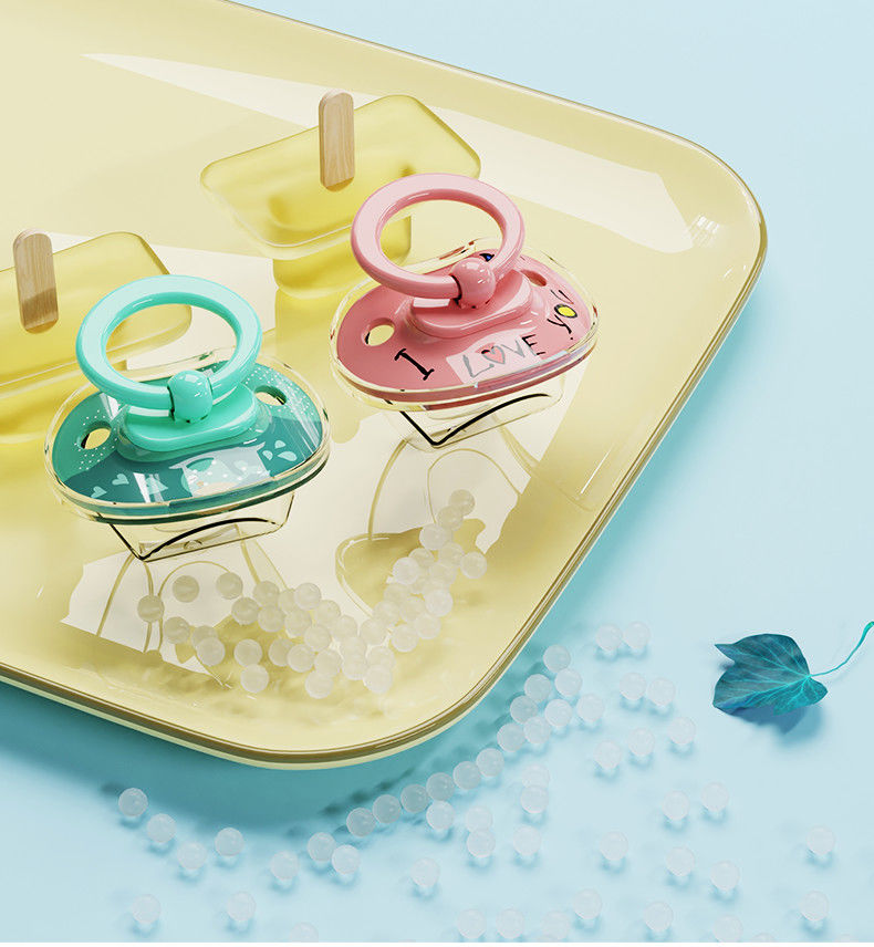 奶嘴新生儿宝宝安慰奶嘴0-6-18个月安睡型奶嘴 樱花粉0-6个月【图片