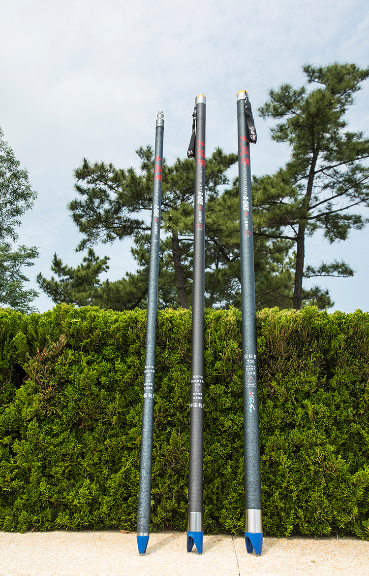 户外摘果神器打山核桃杆板栗松子高空新款果实采摘器全伸缩碳素一体竿