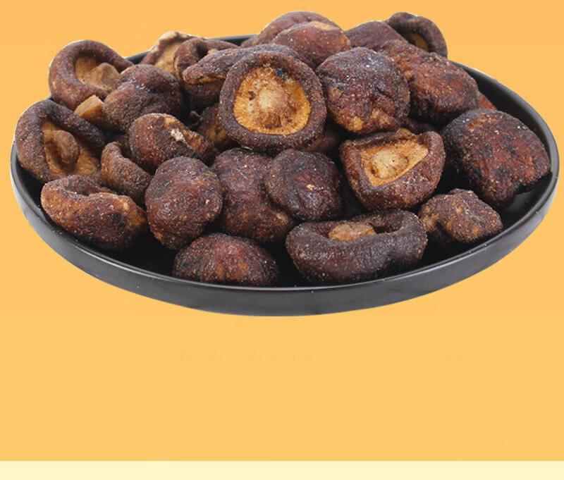 香菇干250g500g黄秋葵干脆片即食蘑菇干零食蔬菜干综合果蔬香菇椒盐味