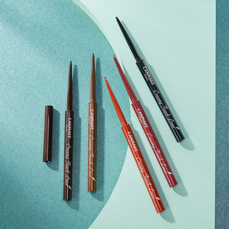 canmake井田眼线胶笔极细汗不易晕染持久新手初学者 02#巧克力棕色