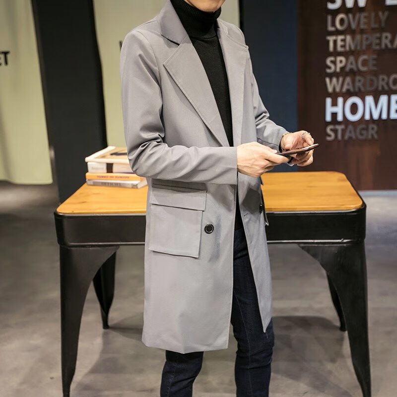 唐人街探案同款风衣唐人街探案同款风衣刘昊然同款中长款外套秦风春秋