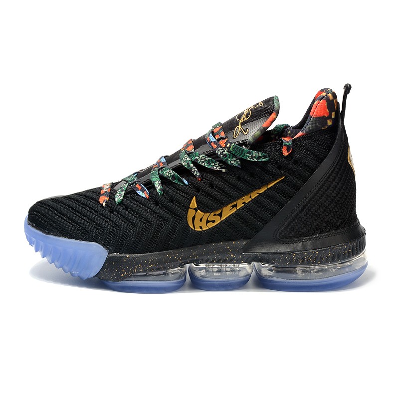 詹姆斯16代战靴高帮篮球鞋男气垫增高运动透气学生防滑耐磨减震比赛