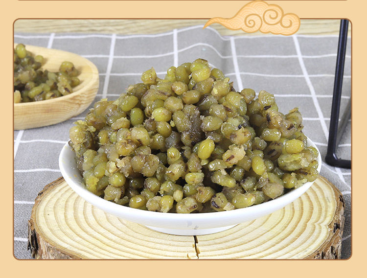 糖纳豆熟糖纳绿豆袋装绿豆即食珍珠奶茶店专用烘培馅料原料 三樱-糖纳