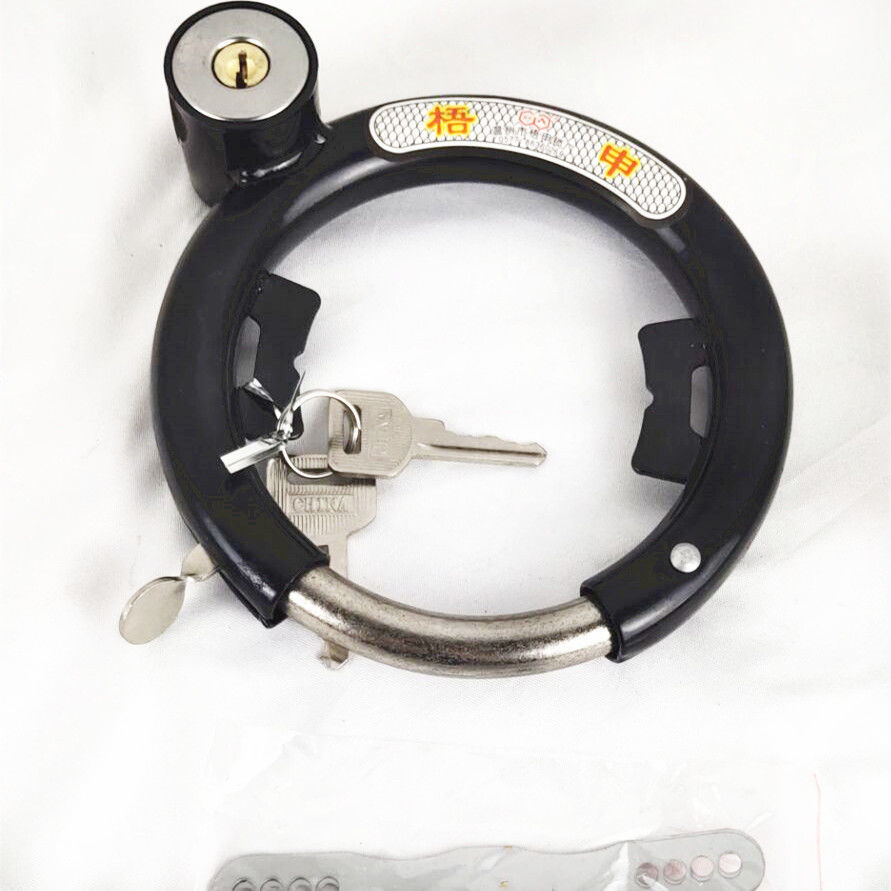 门锁自行车车锁固定锁防盗锁老式车锁单车锁钢管锁马蹄锁蟹钳锁弹簧锁