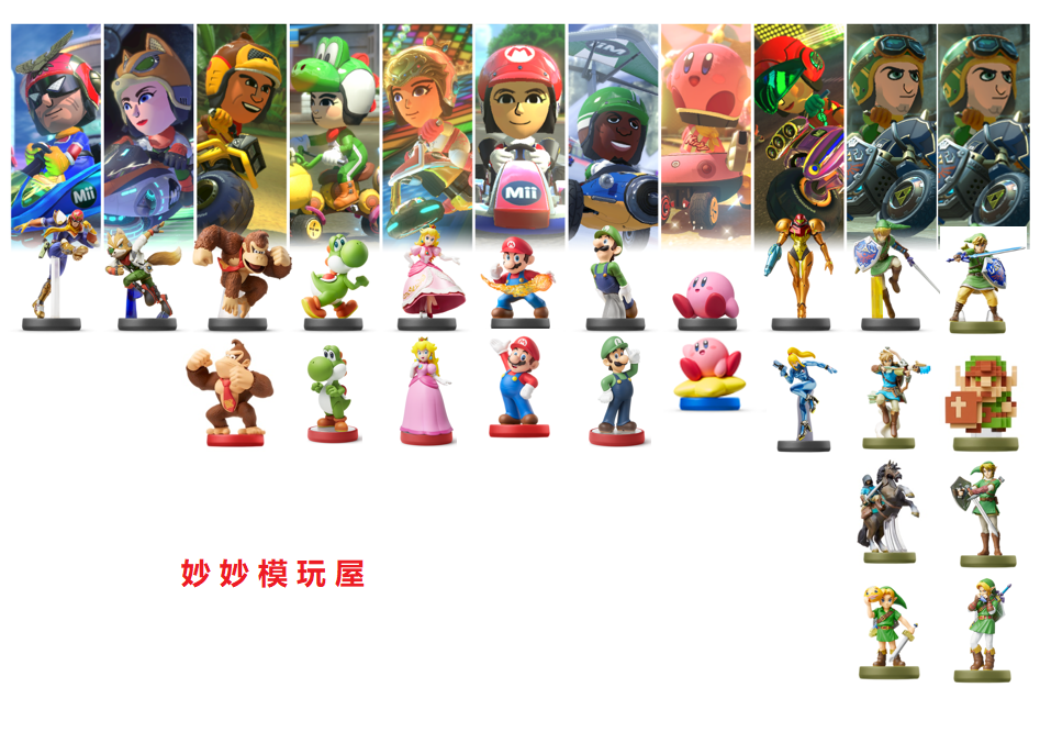 【送礼优选】amiibo任天堂奥德赛马里奥赛车碧琪库巴耀西黛西 国行