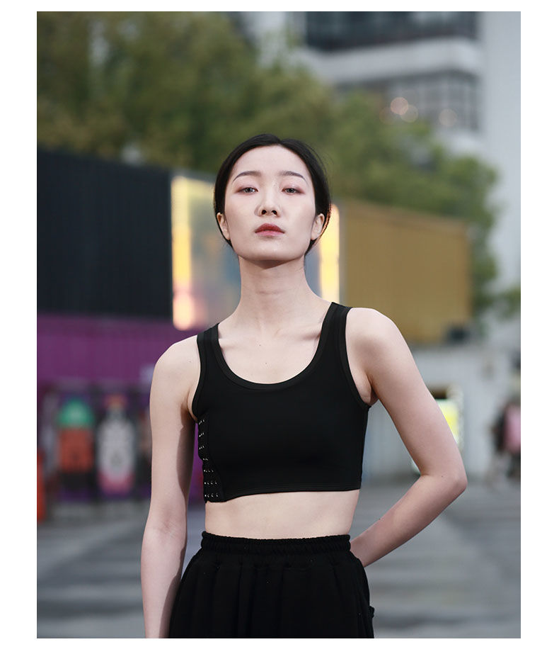 束胸内衣运动超平束胸内衣女大胸显小裹胸紧身缩塑胸显胸小背心学生