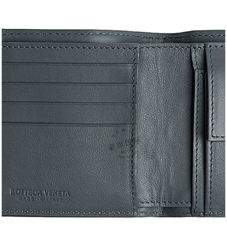 bottega veneta宝缇嘉bv钱包男士皮革编织折叠钱夹605722-vcpq4-1607
