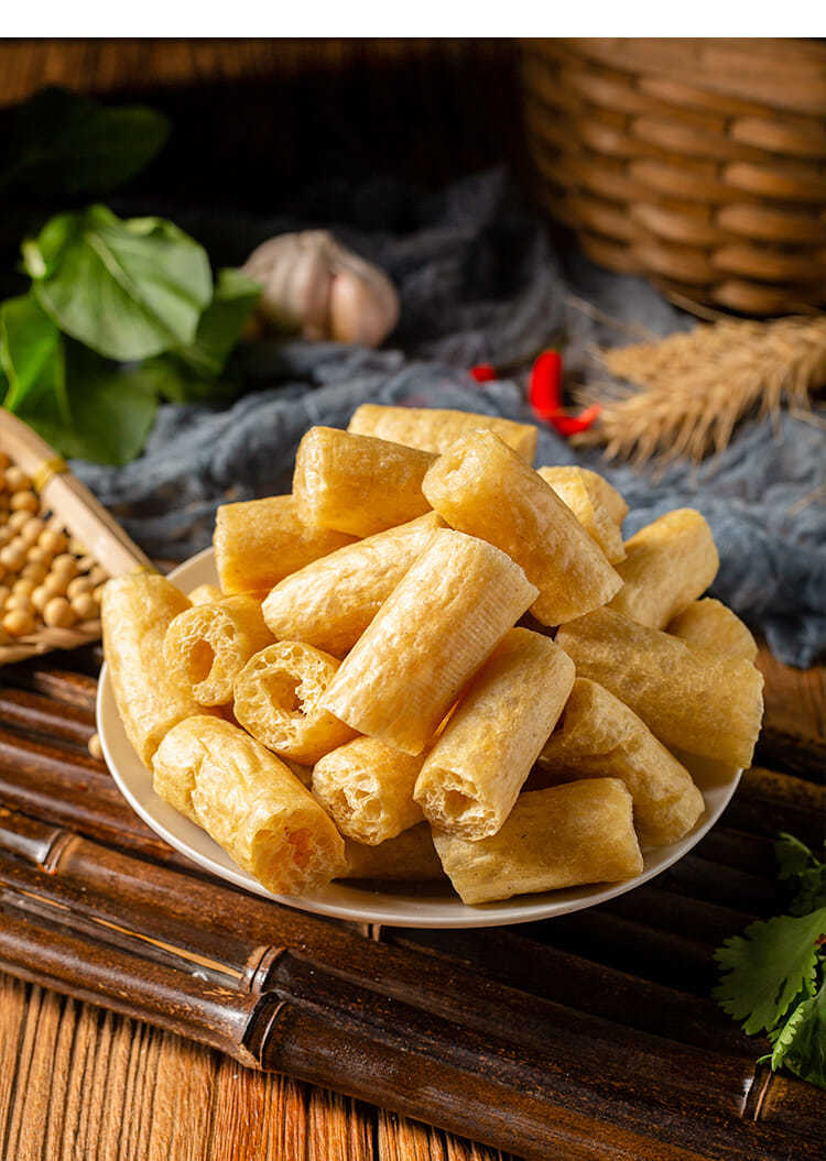 豆肠豆棍人造肉腐竹豆制品素鸡肠麻辣烫火锅食材腐竹