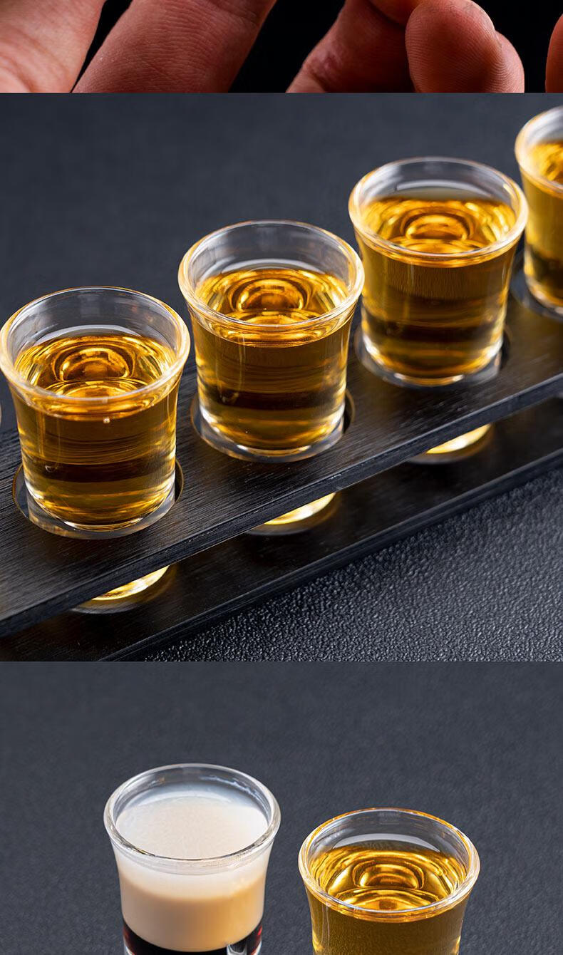 子弹杯标准30毫升厚底杯shot杯b52轰炸机鸡尾酒杯一口吞杯烈酒杯 杯